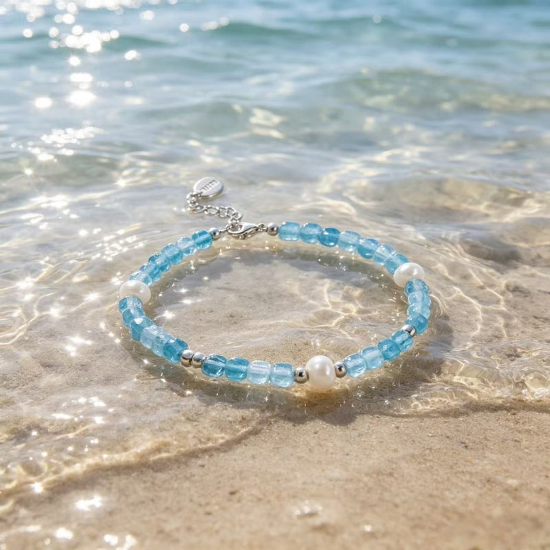 Stella Aqua Natural Aquamarine Bracelet