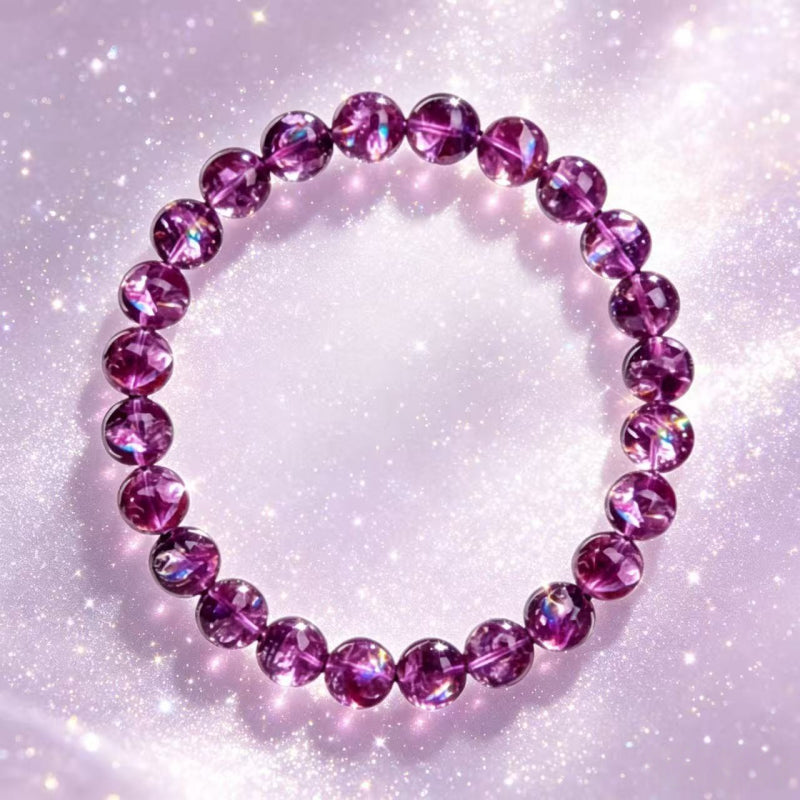 Rainbow Angel Natural Crystal Bracelet