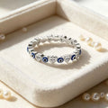 Blue Evil Eye Awareness Luck Ring