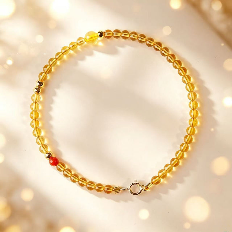 Exquisite Lady Natural Crystal Bracelet