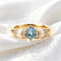 Dreamy Natural Aquamarine Ring - Calm Mind