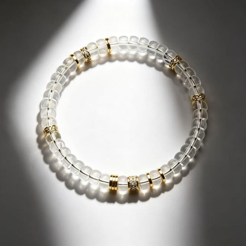 Pure Radiance Natural Crystal Bracelet