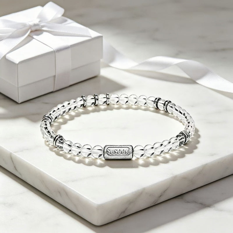 Timeless Pure Natural Crystal Bracelet
