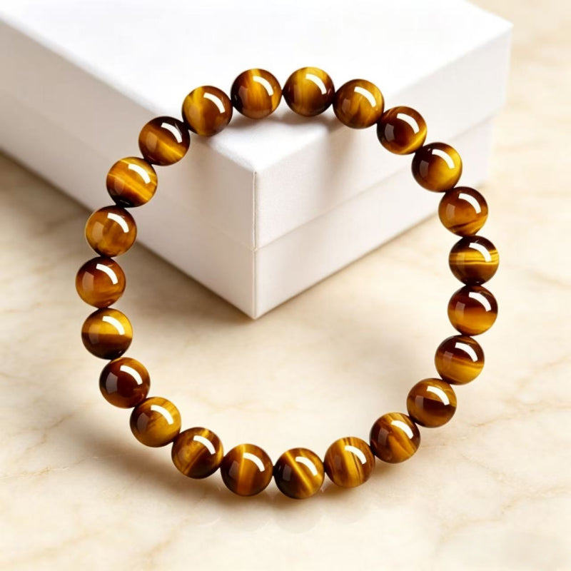 Peace & Power Natural Tiger Eye Bracelet