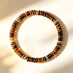 Natural Tiger Eye Stone Bracelet, Lucky Couple Style
