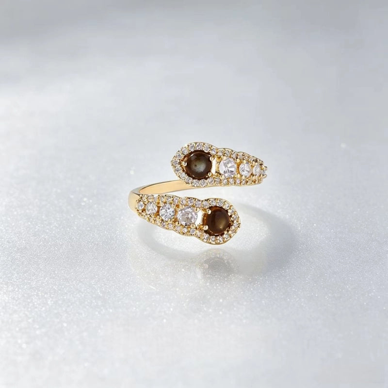 Tiger’s Eye Crystal Wealth Ring - Carry Prosperity