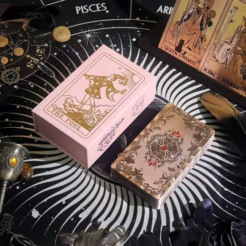 Pink & Gold Luxury Foil Tarot Deck