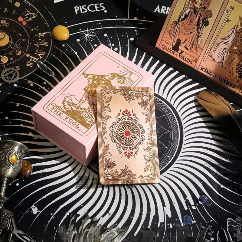 Pink & Gold Luxury Foil Tarot Deck