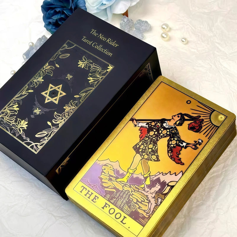 Neo Black & Gold Tarot Cards