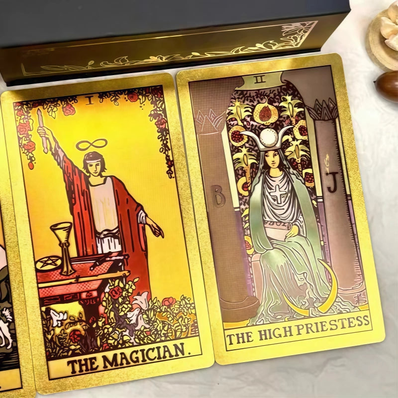 Neo Black & Gold Tarot Cards