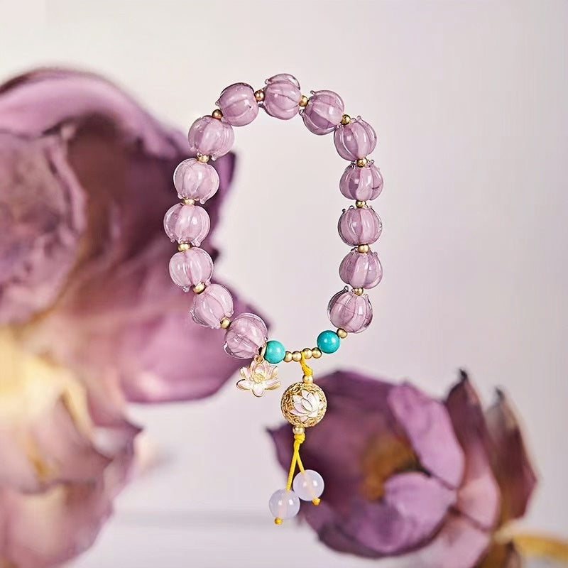 Lotus Light Natural Turquoise Bracelet