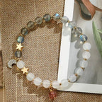Star Protection Moonstone Bracelet