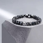 Evil Eye Natural Obsidian Bracelet