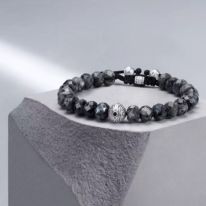 Evil Eye Natural Obsidian Bracelet