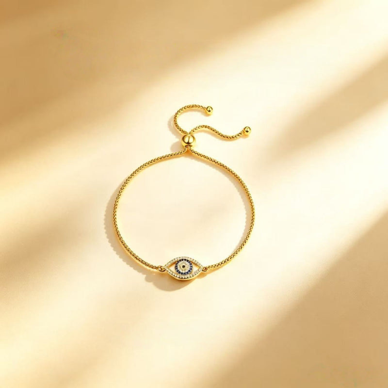 Luck Turning Evil Eye Bolo Bracelet