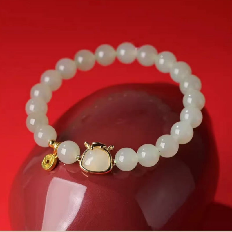 Noble Horse Hetian Jade Bracelet