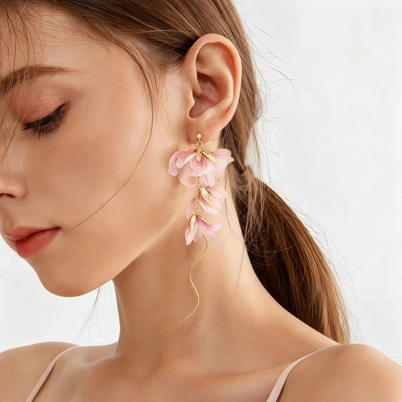 Boucles d'oreilles Souffle de Cerisier