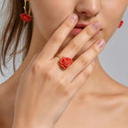 Bague Chuchotement de Nuit Rose - Bague d'Amour