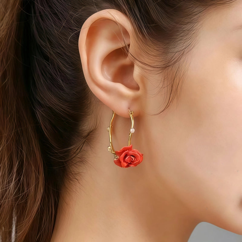 Boucles d'oreilles Elarose