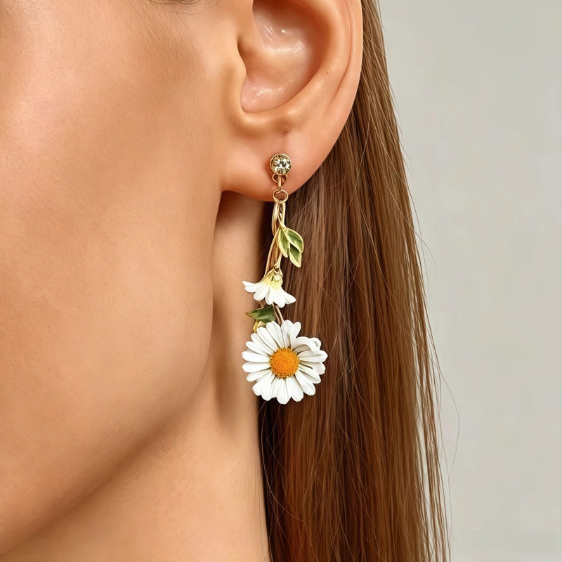 Boucles d'oreilles Innocence Fleurie