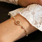Bracelet Citrine Boussole Stellaire - Énergie Positive et Orientation