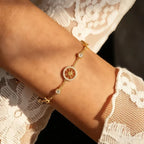 Bracelet Citrine Boussole Stellaire - Énergie Positive et Orientation