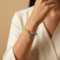 Bracelet Aigue-Marine Naturelle Petit Ours