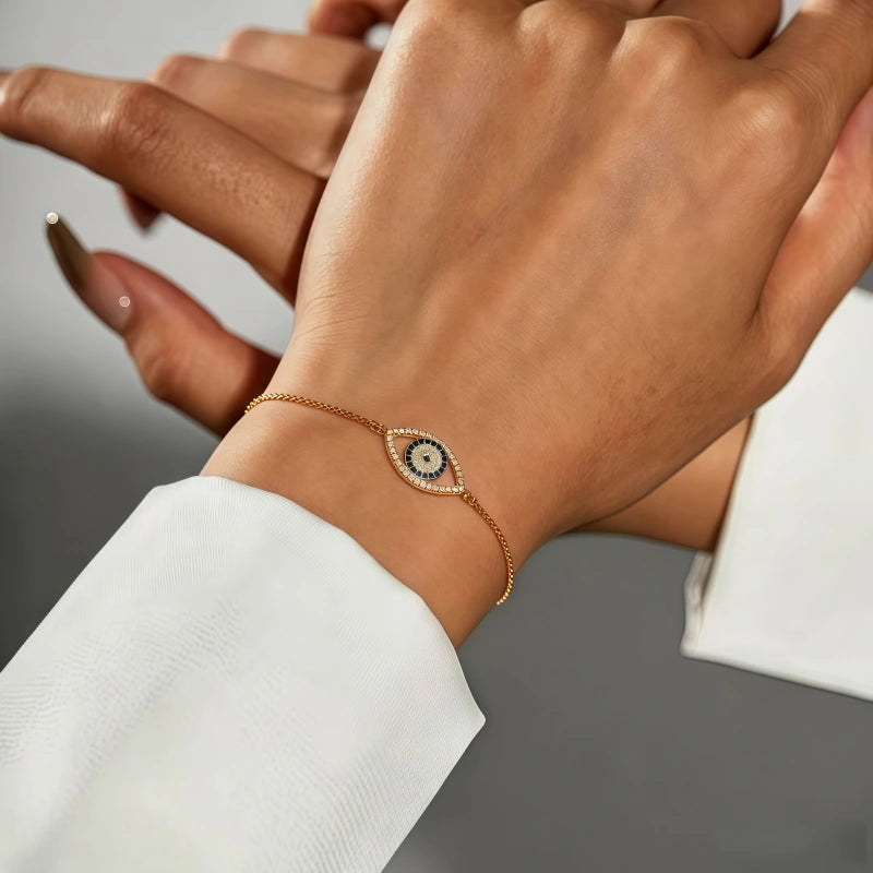 Luck Turning Evil Eye Bolo Bracelet