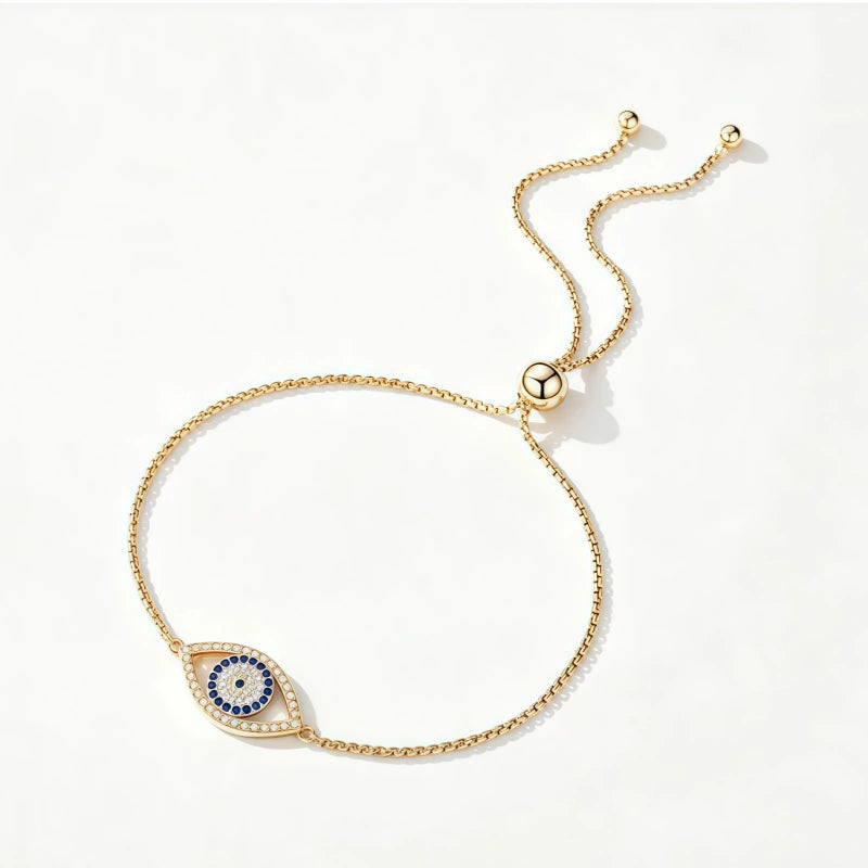 Luck Turning Evil Eye Bolo Bracelet
