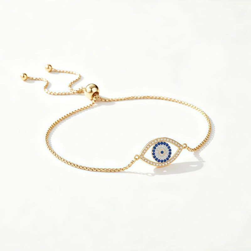 Luck Turning Evil Eye Bolo Bracelet