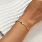 Devil's Eye Bracelet, Pure Silver Zircon Light Luxury Bracelet