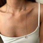 Collier à ajustement facile en quartz clair - Pureté intérieure et expression claire