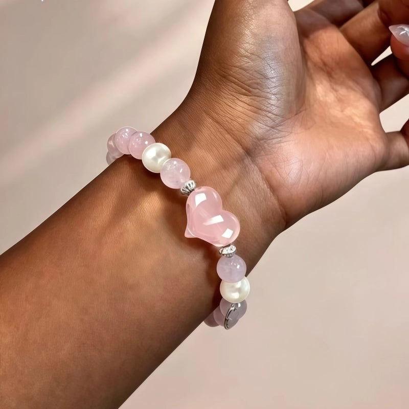 Bracelet de cristal naturel Prélude au véritable amour