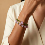 Bracelet en jade Hetian « Murmure printanier »