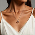 Collier en cristal naturel White Isle