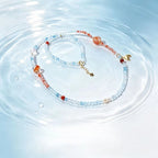 Aquamarine & Multi-Stones Necklace– Calm Mind, Open Heart, Attract Balance