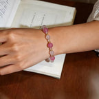 Bracelet en Cristal Naturel Talisman Éclosion de l'Amour