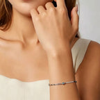 Bracelet Anti-mauvais Œil à Chevrons