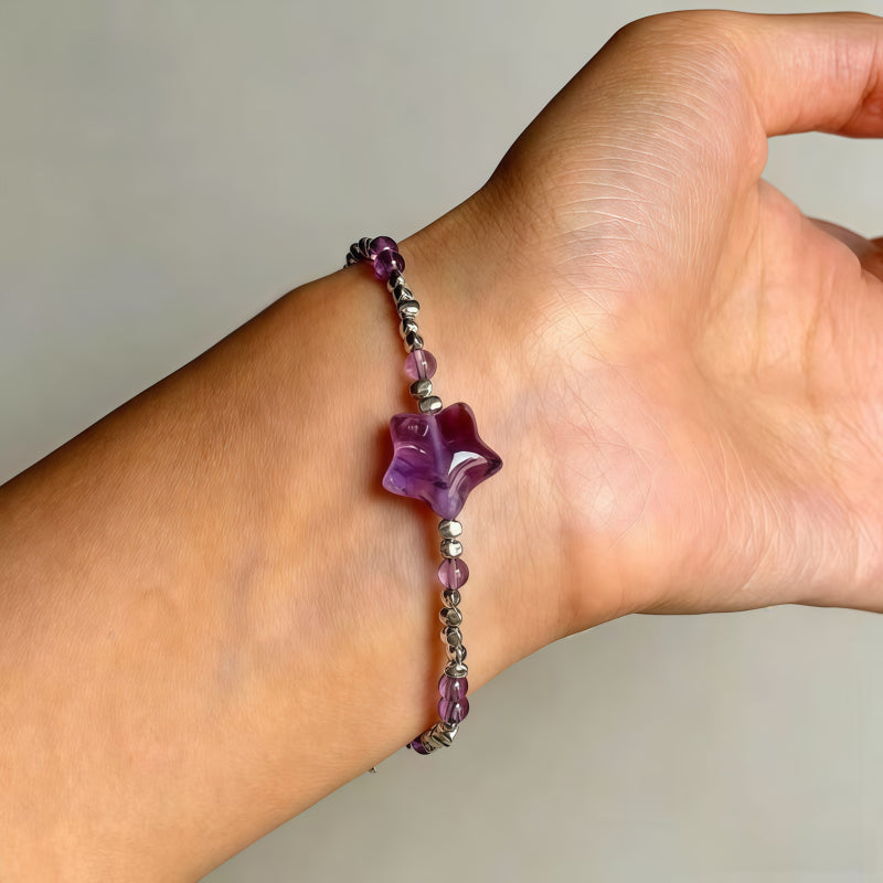 Bracelet en cristal naturel Star Power