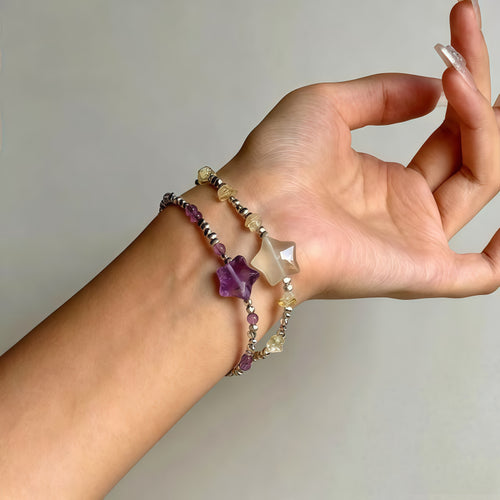 Bracelet en cristal naturel Star Power