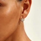 Boucles d'oreilles Polaris en nacre