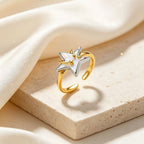 Bague ouverte Polaris en Nacre – Guidée par la Lumière, Bénie par la Lune