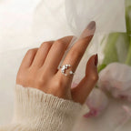 Bague en améthyste naturelle irrégulière – Calme l'esprit, approfondit l'intuition, attire la paix