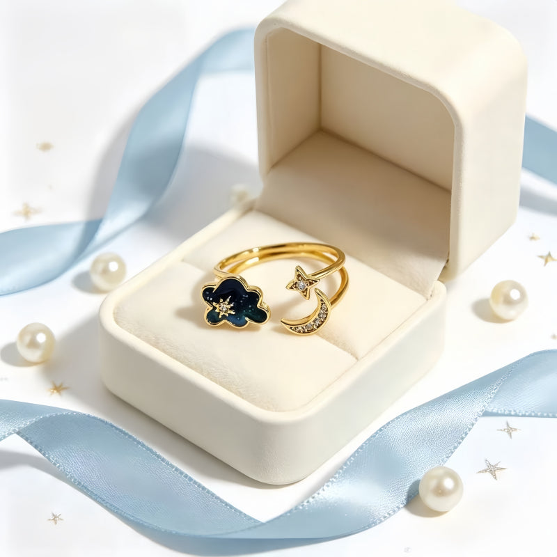 Bague en améthyste naturelle irrégulière – Calme l'esprit, approfondit l'intuition, attire la paix