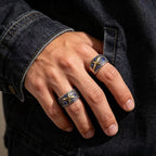Bague en améthyste naturelle irrégulière – Calme l'esprit, approfondit l'intuition, attire la paix