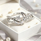 Moonnight Starry Silver Ring
