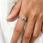 Moonnight Starry Silver Ring
