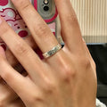 Bague en améthyste naturelle irrégulière – Calme l'esprit, approfondit l'intuition, attire la paix
