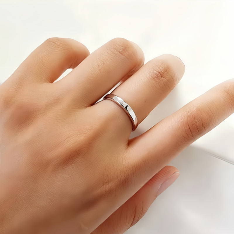 Sun and Moon Stay Together Couple Ring