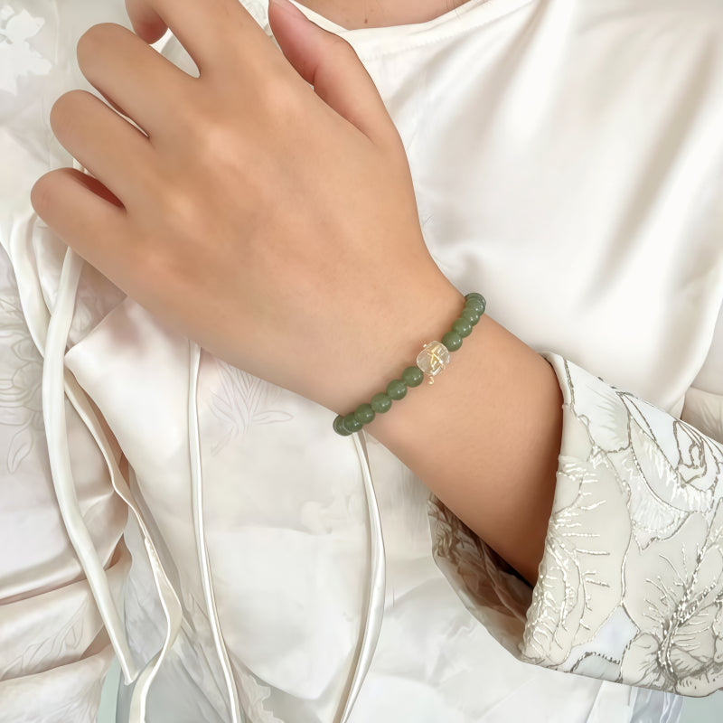 Bracelet Noble Cheval en Jade de Hetian